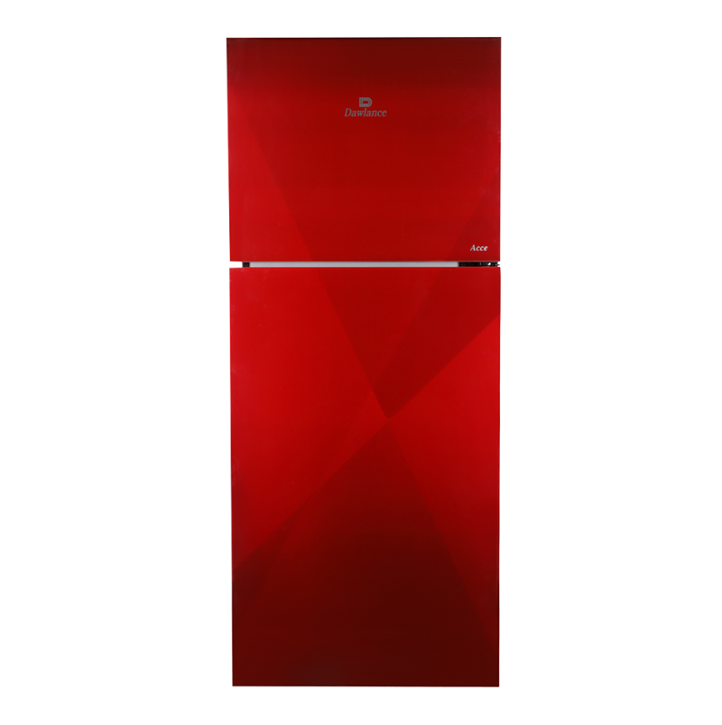 9178 Acce Coral Red Double Door Refrigerator