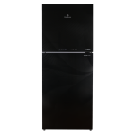 REF 9173 CHROME HAIRLINE BLACK Double Door Refrigerator